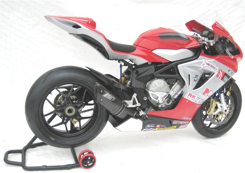 優れた品質 サイレンサー Zard 2排気炭素繊維サイレンサーレーシングMV Agusta F4 1000 2010 exhaust carbon  fibre silencer racing MV